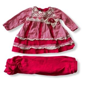 Isobella and Chloe two piece pants set